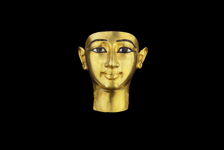 The funery mask of General Wendjebauendjed at Ramses Exhibition London